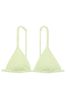 Victoria's Secret PINK Lime Cream Green Triangle Swim Bikini Top