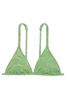 Victoria's Secret PINK Wild Grass Green Triangle Swim Bikini Top