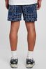 Blue Easy Shorts with Elasticated Waist