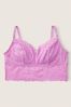 Victoria's Secret PINK Pink Bloom Lace Longline Bralette