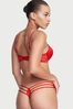 Victoria's Secret Lipstick Red Thong Lace Thong Knickers