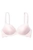 Victoria's Secret Bahama Pink Smooth Lace Wing Lightly Lined Non Wired Bra