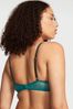Victoria's Secret Shaded Spruce Green Lace Lightly Lined Demi Bra