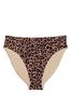 Victoria's Secret Brown Leopard Print High Waisted Bikini Bottom