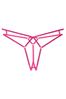 Victoria's Secret Forever Pink Thong Crotchless Thong Shine Strap Knickers