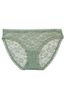 Victoria's Secret Seasalt Green Bikini Lace Knickers