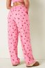 Victoria's Secret PINK Dreamy Pink Flannel Pyjama Bottoms