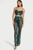 Victoria's Secret Black Ivy Green Archive Lace Pant
