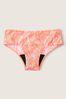 Victoria's Secret PINK Peach Orange Marble Hipster Period Pant Knickers