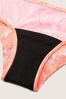 Victoria's Secret PINK Peach Orange Marble Hipster Period Pant Knickers