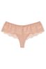 Victoria's Secret Sweet Praline Nude Lace Trim Hipster Thong Knickers