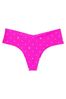 Victoria's Secret Bali Orchid Pink Logo Thong Knickers