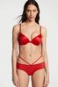 Victoria's Secret Lipstick Red Cheeky So Obsessed Strappy Cheeky Panty
