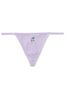 Victoria's Secret PINK Pastel Lilac Cherry Cotton G String Knickers