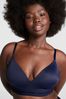 Victoria's Secret PINK Midnight Navy Blue Non Wired Lightly Lined Smooth T-Shirt Bra