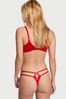 Victoria's Secret Lipstick Red Crotchless Thong Knickers