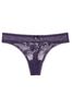 Victoria's Secret Valiant Purple Lace Thong Knickers