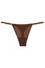 Victoria's Secret Ganache Nude Lace Thong Icon Knickers