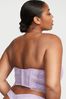 Victoria's Secret Jasmine Purple Embroidered Corset Strapless Corset Top