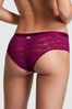 Victoria's Secret PINK Vivid Magenta Pink Tossed Floral Lace Cheekster Knickers