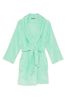 Victoria's Secret Waterfall Green Cosy Short Dressing Gown