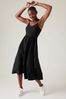 Athleta Black Elation V-Neck Hybrid Dress