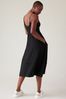 Athleta Black Elation V-Neck Hybrid Dress