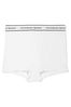 Victoria's Secret White High Waisted Short Knickers