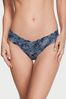 Victoria's Secret Country Blue Thong Lace Knickers