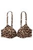 Victoria's Secret Leopard Padded Swim Bikini Top
