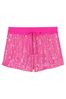 Victoria's Secret Forever Pink Sequin Mesh Shorts