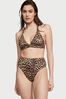 Victoria's Secret Leopard High Waisted Swim Bikini Bottom