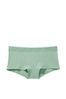 Victoria's Secret Seasalt Green Pointelle Short Logo Cotton Knickers