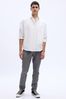 Grey Slim Twill Tailored Trousers