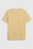 Yellow Organic Cotton Pocket Short Sleeve Crew Neck T-Shirt (4-13yrs)