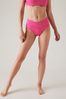 Athleta Pink High Waist Crossover Bikini Bottoms