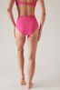 Athleta Pink High Waist Crossover Bikini Bottoms