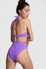 Victoria's Secret PINK Luscious Lavender Purple High Waisted Bikini Bottom