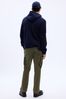 Khaki Green Straight Fit Cargo Trousers