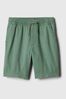 Green Cotton Twill Easy Pull On Short (4-13yrs)