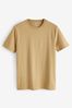 Brown Everyday Soft Short Sleeve Crew Neck T-Shirt