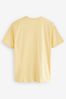 Yellow Everyday Soft Short Sleeve Crew Neck T-Shirt