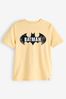 Yellow Cotton DC Batman Graphic Short Sleeve T-Shirt