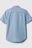Blue Chambray Shirt with Washwell (4-13yrs)