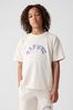 White NYC Arch Logo Short Sleeve Crew Neck T-Shirt (4-13yrs)