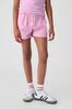 Pink Cotton Easy Pull On Shorts (4-13yrs)