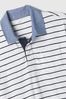 White Chambray Short Sleeve Polo Shirt (4-13yrs)