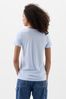 Blue Favourite Short Sleeve V Neck T-Shirt