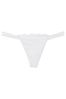 Victoria's Secret PINK Optic White Eyelet Lace G String Knickers