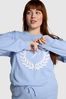 Victoria's Secret PINK Harbor Blue Fleece Fleece Sweatshirt